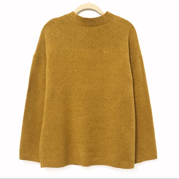 Mustard Yellow Crewneck Sweater - NWOT - Picture 4 of 4